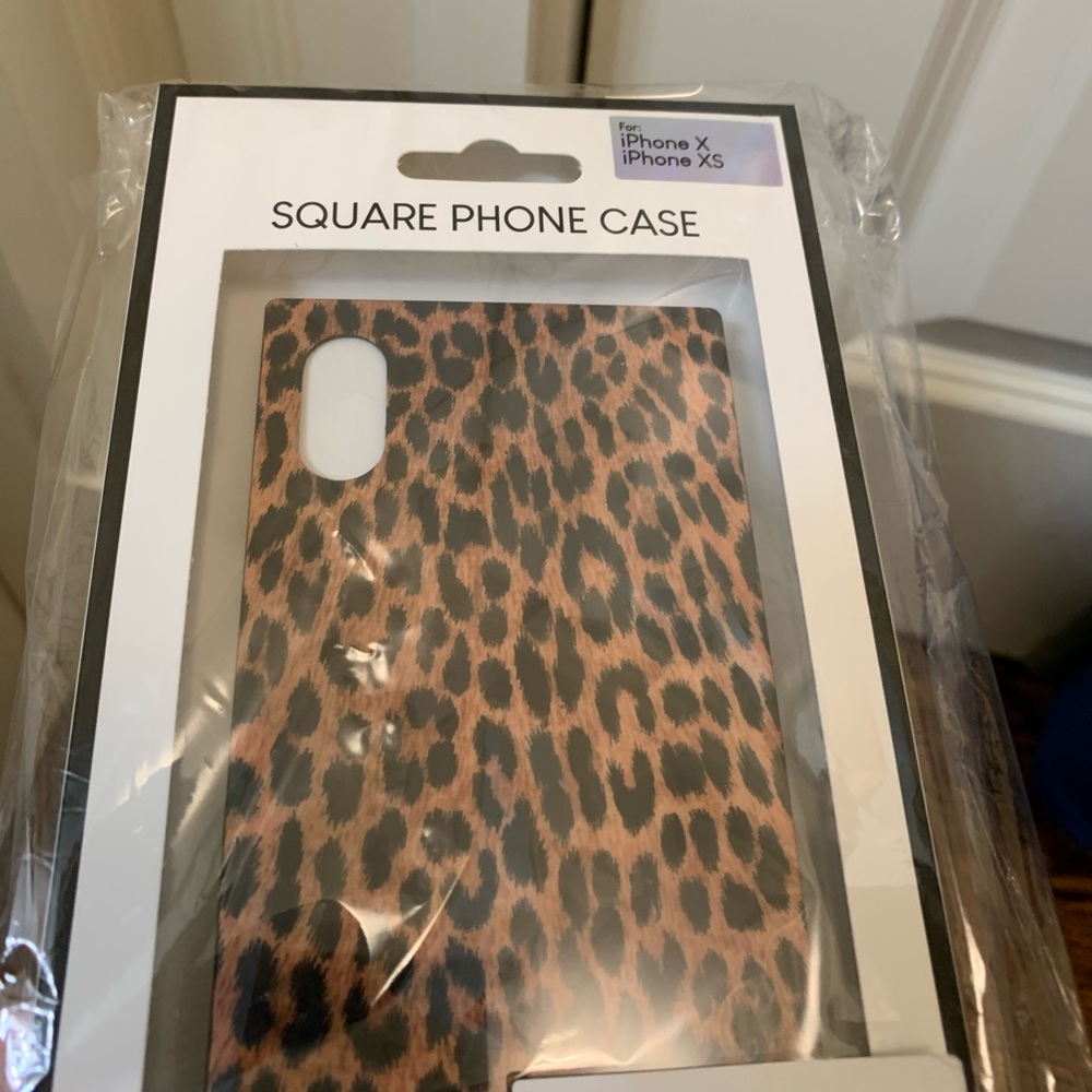 iPhone Case Square iPhone X-XS iDecoz Leopard Animal Print NEW - Picture 8 of 8
